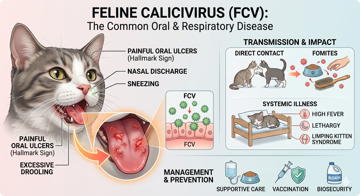 Feline Calcivirus In Cats